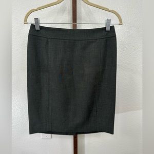 NWT LOFT Petites Gray Pencil Skirt